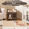 Casetta per gatti COSTWAY in rattan PE, pieghevole, letto Anteprima dell’immagine prodotto 6