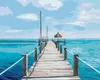 Zuty - Malen nach Zahlen - SEEBRÜCKE UND MEER (TED DAVIS), Produktbild-Vorschau 1