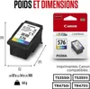 Canon CL-576 - 6.2 ml - couleur (cyan, magenta, jaune) Voir les images du produit 17
