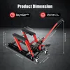 Motorrad-Hydraulikheber, hohe Tragfähigkeit, verstellbarer Produktbild-Vorschau 2