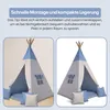 Tipi Zelt für Kinder|Spielzelt Kinder Indoor|Spielzelt mit Produktbild-Vorschau 5