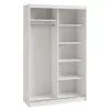 BEAUTYSOFA | Armoire DONATELLO 120 cm Blanc/Artisan avec Voir les images du produit 3