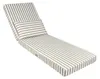 Coussin bain de soleil premium avec coussin - Rayures Voir les images du produit 1