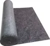 A roll of grey felt material is shown on a white background. The material is partially unrolled, revealing its textured surface with flecks of various colors. Produktbild-Vorschau