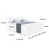 ALTDECOR Boxspringbett mit Fußteil, 2 Matratzen und Topper Produktbild-Vorschau 6