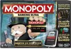 A Monopoly Banking Ultra board game box cover featuring Mr. Monopoly holding a credit card and a banking unit. Produktbild-Vorschau