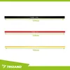 Three resistance bands of different colors are shown horizontally, each with a length indicator. Produktbild-Vorschau