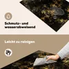 KitchenYeah© Herdabdeckplatte Gold - Schwarz - Abstrakt , Produktbild-Vorschau 2