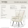 Fauteuil Hygge rembourré, ergonomique, charge maximale 150 Voir les images du produit 6