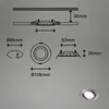 Lampe LED encastrée BRILONER LEUCHTEN FLAT IN, 7 W, 600 lm, Voir les images du produit 9