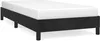 vidaXL Struttura letto nera 90x200 cm in velluto Anteprima dell’immagine prodotto 1