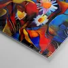 Bilder auf glas - Einteilig - Blume Abstraktion - 70x100cm Produktbild-Vorschau 5