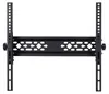 A black metal TV wall mount is shown against a white background. Produktbild-Vorschau