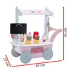 Carretto dei gelati in legno 4iQ per bambini Sunday-Funday Anteprima dell’immagine prodotto 7