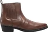 A single brown leather western boot is shown against a white background. Náhled obrázku produktu