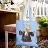 Mr. & Mrs. Panda Tote Bag Religionslehrer Herz - Sky Blue - Produktbild-Vorschau 4