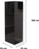 Sestava nástěnné skříňky, TV dolní skříňka 270 cm a boční Náhled obrázku produktu 5