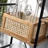 CALICOSY -  Aufbewahrungsbox Bambus und Rattan Mittlere Produktbild-Vorschau 5