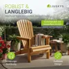 Juskys® Liegestuhl Korfu Natur Akazienholz klappbar Produktbild-Vorschau 2