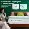 NicePlus, colchón de arriba de 2 en 1, 90x200x7 cm, espuma Vista previa de la imagen del producto 10