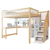 Lit mezzanine 140 x 200 cm en pin, structure en bois avec Voir les images du produit 7
