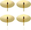 4X sviečka na adventný veniec 5 cm (zlatá) - univerzálna na Náhľad obrázku produktu 1