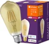 A product shot of a smart LED light bulb and its packaging. Produktbild-Vorschau
