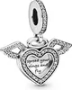 Pandora Charm Anhänger 798485C01 Heart and Angel Wings Produktbild-Vorschau 2