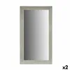 Wandspiegel Holz Weiß Glas (75 x 136 x 1,5 cm) (2 Stück) Produktbild-Vorschau 1