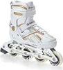 2in1 Schlittschuhe Inlineskates Raven Pulse White/Gold Produktbild-Vorschau 2