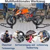 UISEBRT 2 pièces Béquille de moto avant + arrière Elévateur Voir les images du produit 3