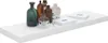 vidaXL Étagère suspendue blanc brillant 80x23,5x3,8 cm MDF Voir les images du produit 9