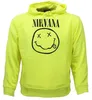 Bluza z kapturem Nirvana z neonowożółtym uśmiechem – Podgląd zdjęcia produktu 2
