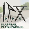 BRUBAKER Gartentisch Bergamo - 58 x 58 cm Balkontisch Produktbild-Vorschau 4