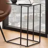 Beistelltisch Infinity 43x35 cm - schwarzer Marmor Produktbild-Vorschau 2