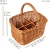Creative Home Proutìný koš s uchem | Koš na 6 lahví | 40 x Náhled obrázku produktu 7