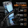 Erwachsenen-Elektrofahrrad Modell F1L grau, 250-W-Motor, Produktbild-Vorschau 6