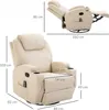 HOMCOM Massagesessel Fernsehsessel Relaxsessel TV Sessel 5 Produktbild-Vorschau 7