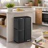 SONGMICS Mülltrennsystem Küche 60 L Tretmülleimer mit 3 Produktbild-Vorschau 2