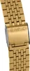 A close-up of a gold watch band and clasp. Produktbild-Vorschau