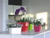 Květináč COUBI SQUARE P s miskou 10 cm - barva: grafit Voir les images du produit 3
