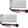 2 kusy 7,4 V 1700 mAh lithiových baterií pro RC auta | Náhled obrázku produktu 1