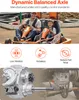 A collage of images showing a go-kart race, feature icons, and a mechanical part. Voir les images du produit