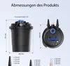 Wiltec CPF-250 Druckteichfilter 10.000 l/h / 11 W UVC Produktbild-Vorschau 3