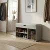 Szafka na buty z siedziskiem TRIA, 80 x 43 x 30 cm Podgląd zdjęcia produktu 2