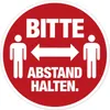 HERMA Hinweisetiketten Abstand rot/weiß Text/Pict.      Produktbild-Vorschau 5