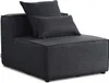 HOME DELUXE - Mittelsofa VERONA - Anthrazit, ca. 87 x 70 x Produktbild-Vorschau 1