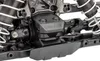 Close-up view of the drivetrain and suspension components of an RC car. Náhľad obrázku produktu