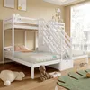 A children's bedroom with a white bunk bed, toys, and a rug. Náhled obrázku produktu