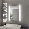 SONNI Koupelnové zrcadlo s osvětlením Bez mlhy 60 x 80 cm Náhled obrázku produktu 1